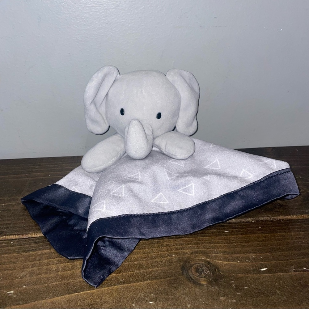 Carter’s Child of Mine Grey Elephant plush Security Blanket lovey